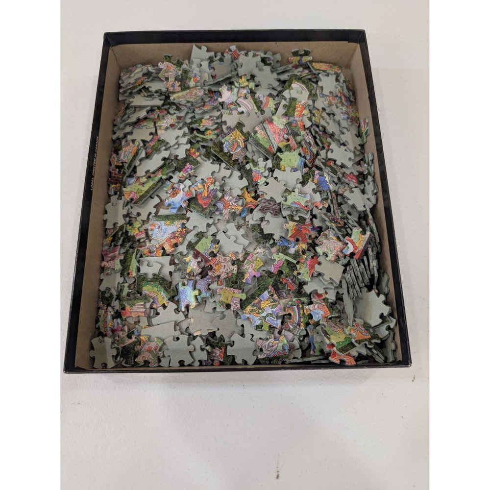 Lost in a Jigsaw Puzzle – Escape from Eden Diagonal Maze 515 Piece by Buffalo - Picture 3 of 3
